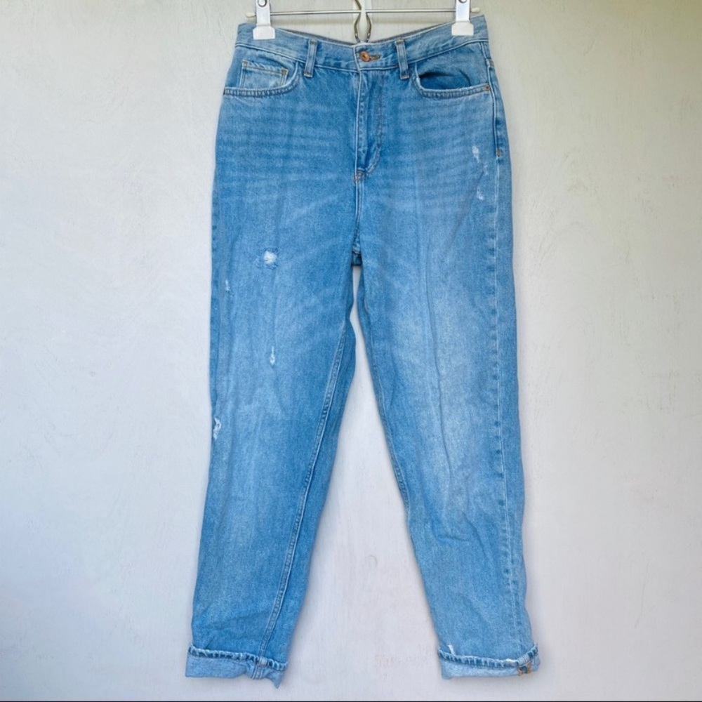 Zara size 6 boyfriend/mom jean fit denim